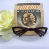 Vintage 1940s brown hair barrette clip on original packaging