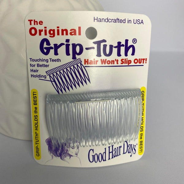 Grip Tuth Combs - 2 3/4 inch size in Crystal